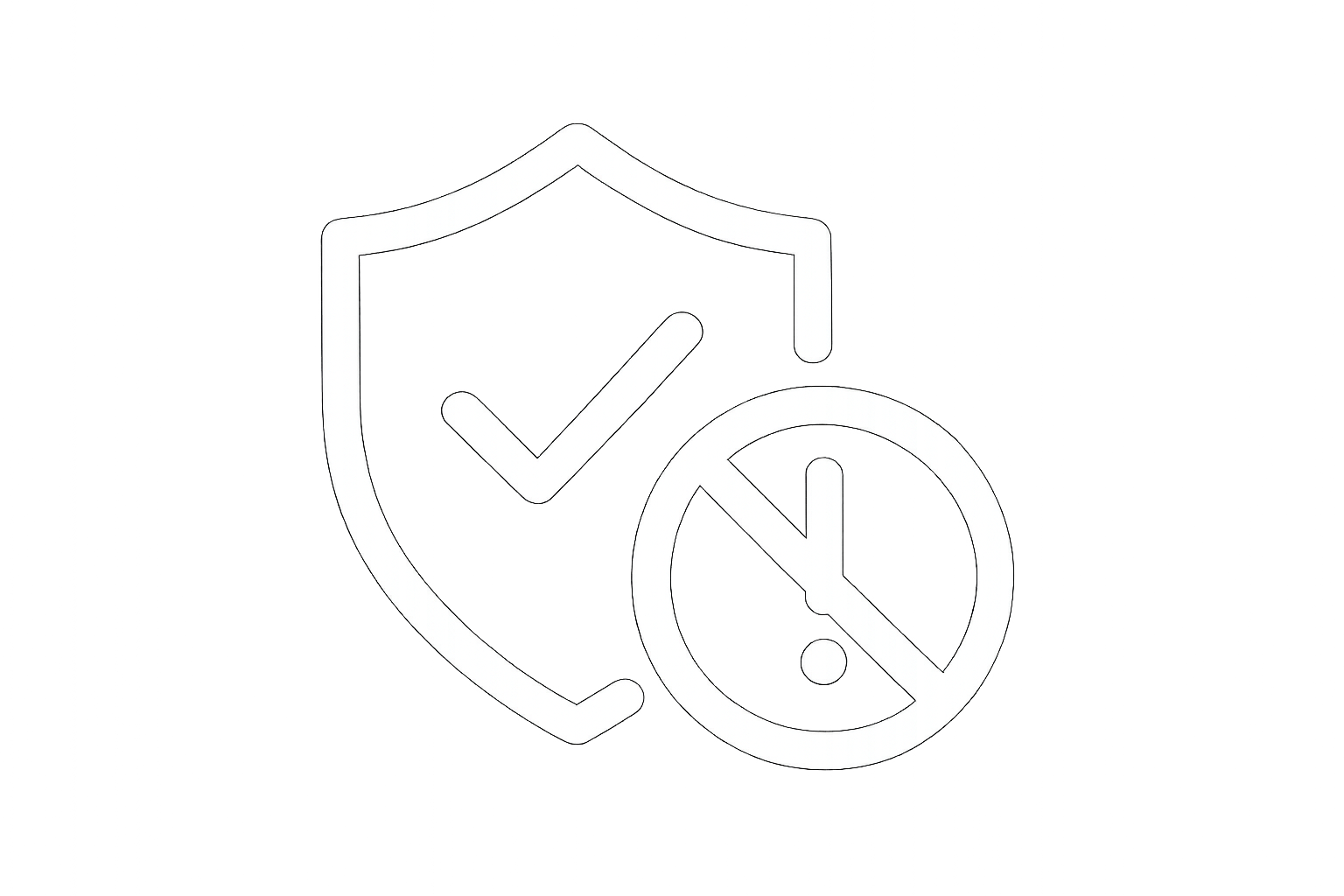 biala ikona bez ryzyka