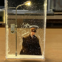 Latarnia ze sztucznym śniegiem